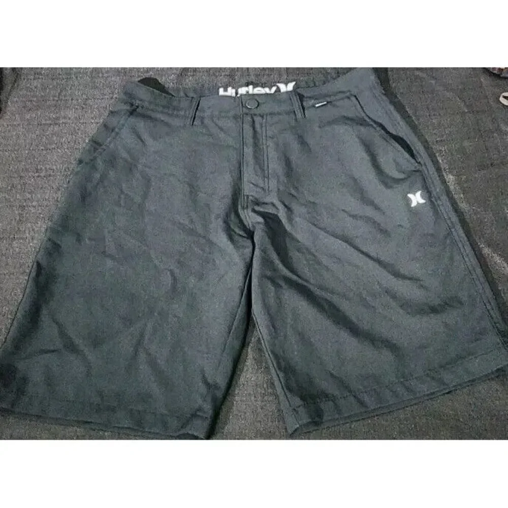 Hurley Men's Hybrid Shorts Quick Dry Polyester‎ Black size 32
